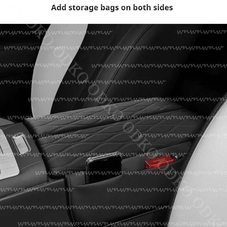 24 Geely Boyue L 센터 팔걸이 부스터 패드 인테리어 수정 된 스토리지 팔걸이 박스 쿠션 높이 조절기 중앙 스토리지 박스