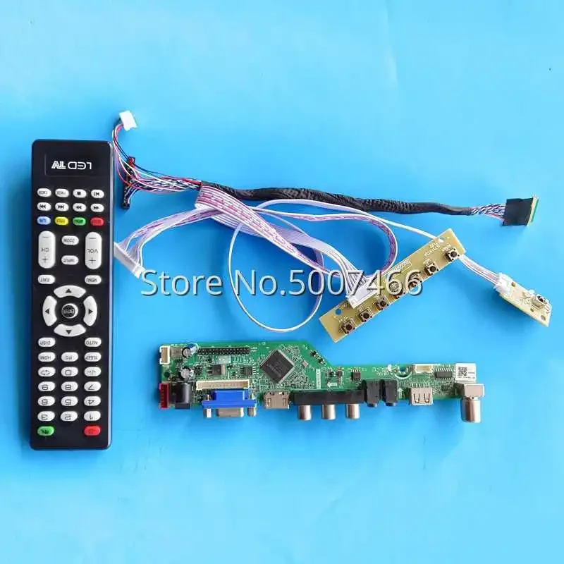 N156HGE-LA1 LB1 LG1 LCD 드라이버 컨트롤 보드 키트, LVDS 아날로그 TV LED 디스플레이, HDMI 호환 VGA AV USB, 1920x1080, 15.6 인치, 40 핀