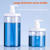 ​ ​ ขวดปั๊มปากกว้างขนาด 500 มล./1000 มล. ​ ​   ภาชนะเปล่าแบบเติมได้สำหรับการเดินทาง ใช้เก็บสบู่เหลวและของเหลวแบบเติม 1