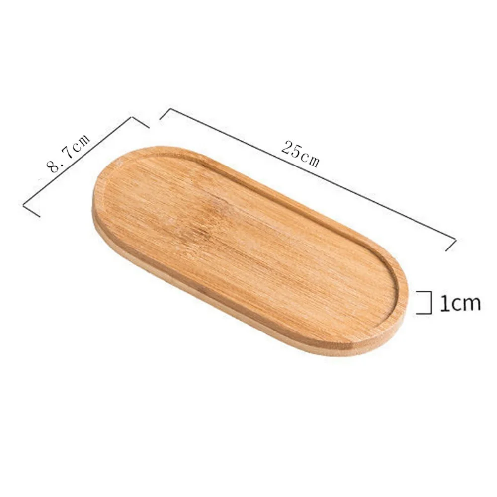 Wooden Soap Dispenser Tray Vanity Countertop Bottles Organizer Holder Round Square Candles Jewelry Storage Tray for Bathroom