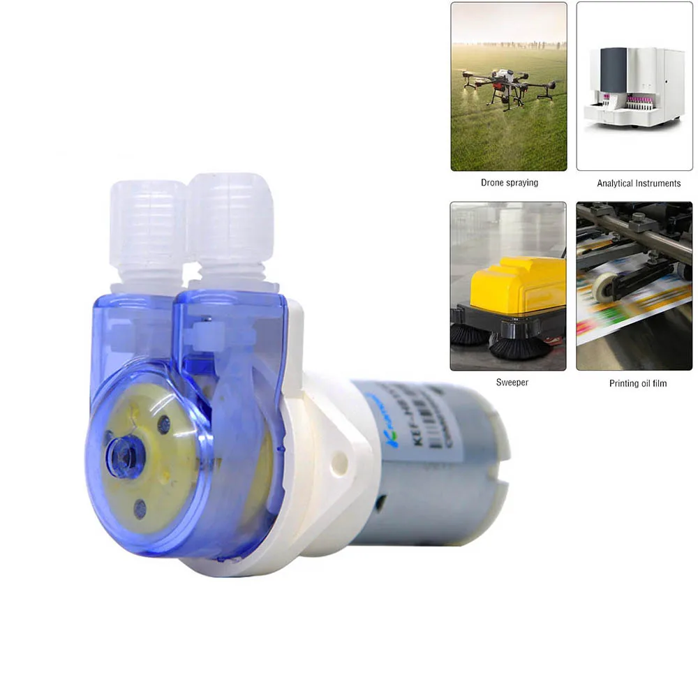 Mini Bomba Líquida Peristáltica Baixo Ruído Micro Bomba de Água para Aquário de Dosagem Hidropônico dc 12v