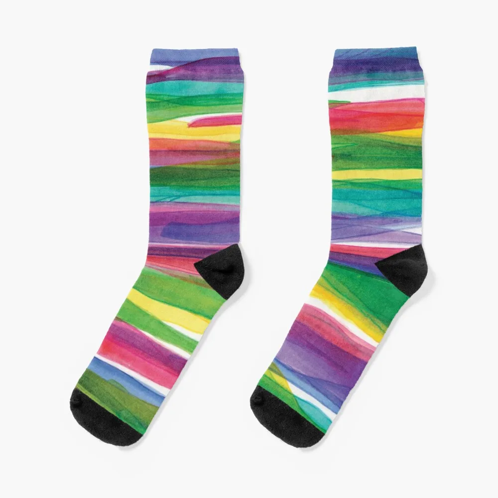 

Colorful Abstract River Flow Socks essential man Men's Socks Women's