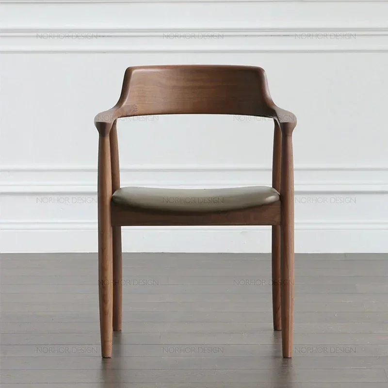 Wood Dining Chair Office Chairs Chaise Salle Manger Nordic Kitchen Design Living Room Rooms Dressing Chic Modern Luxury Accent