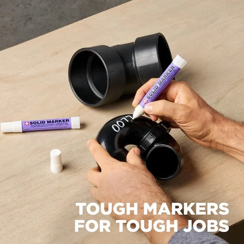 1PC Sakura Solidified Paint Solid Marker 14 To 392 Degrees F, White, Non-Toxic Waterproof Permanent Paint Marker Mark Anything 2
