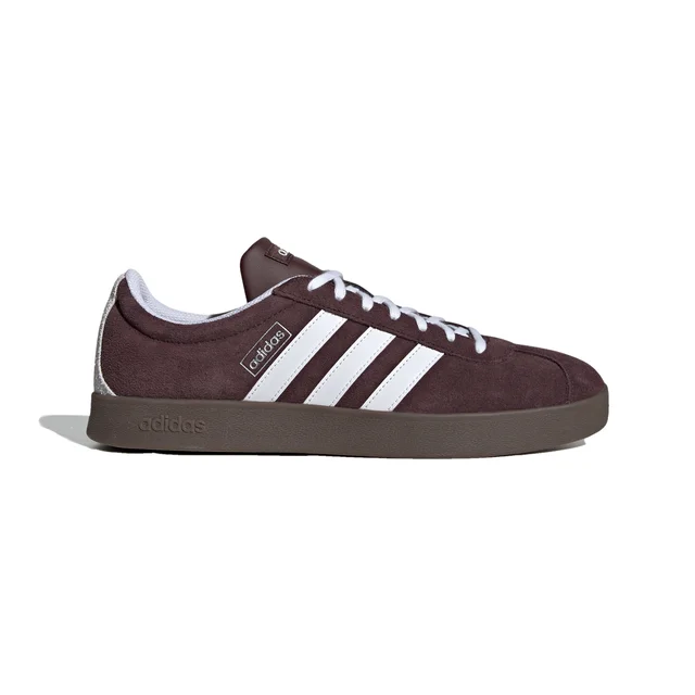 adidas VL COURT 2.0 Unisex Comfortable, Versatile, Slip-Resistant, Durable Low-Top Skate Shoes Brown JR8318 2
