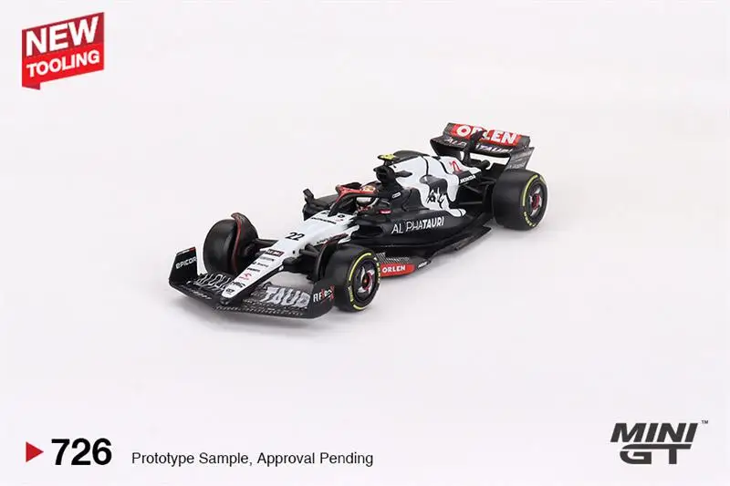 

** Предзаказ ** MINI GT 1:64 AlphaTauri AT04 #22 Yuki / #21 Nyck Tsunoda 2023 F1 2023 модель автомобиля