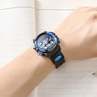 Montre Électronique Étanche pour Enfant Garçon et Fille, Accessoire avec Cadran Shoous, Multifonction, Alarme 6