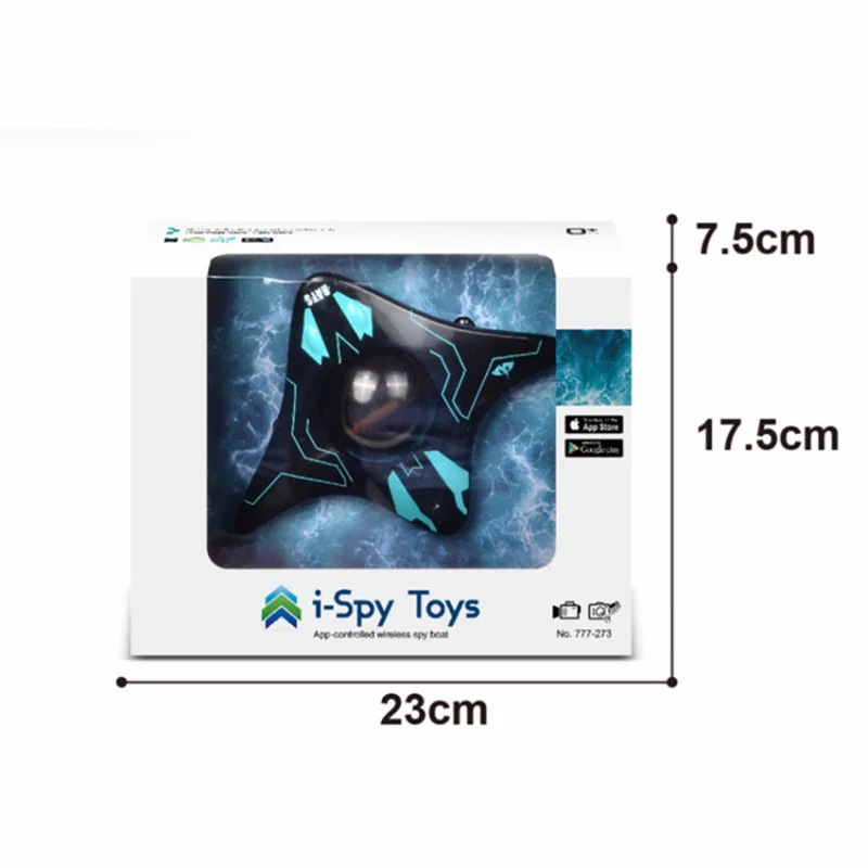 WIFI RC Submarine Underwater Camera Visible HD Video Diving Vessel Speedboat Ray-style Drone RC Boat Toys 3
