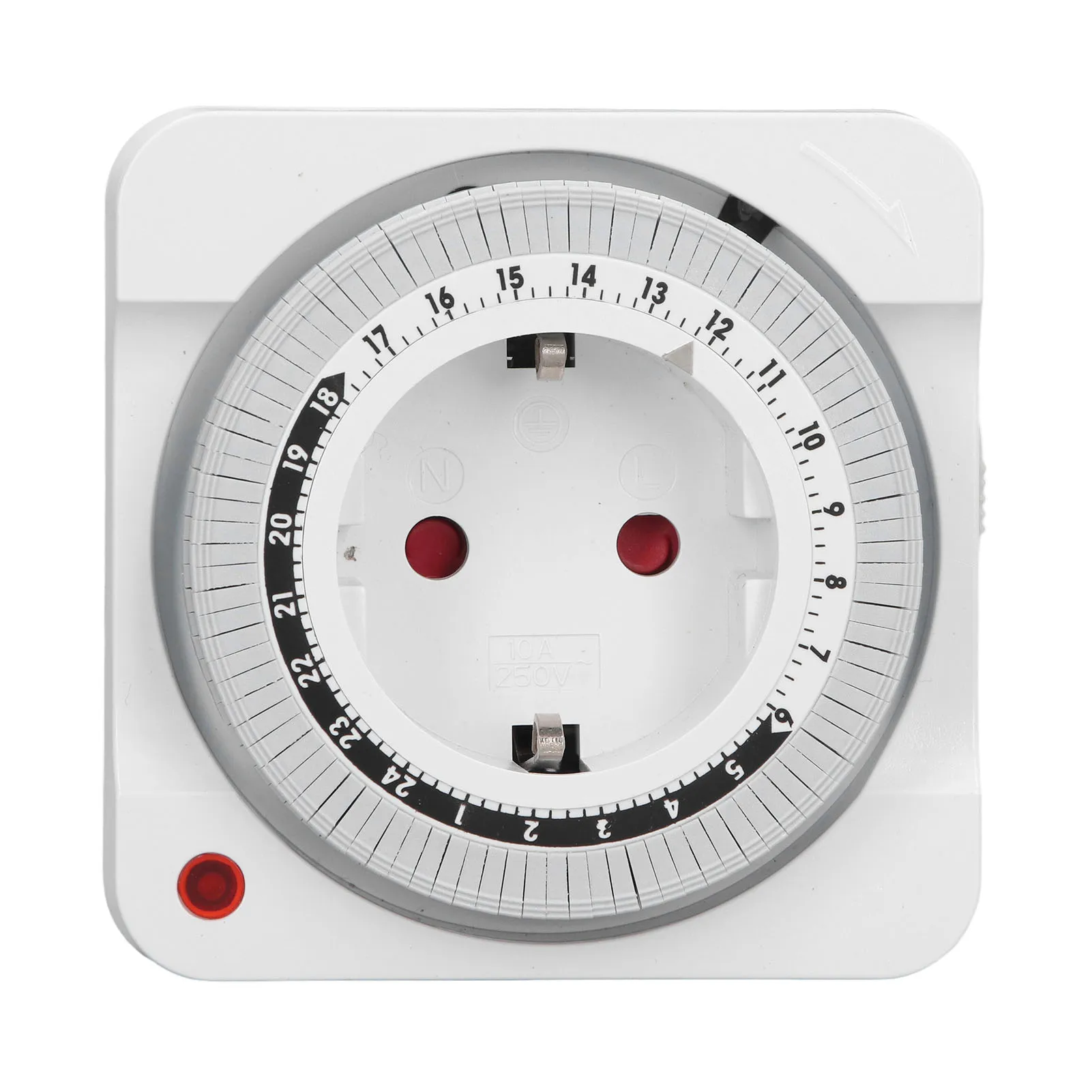 Minuterie de sortie mécanique, prise ue, 230V, synchronisation de Cycle, Plug and Play, Increment de 15 minutes, minuterie automatique 24 heures pour la maison