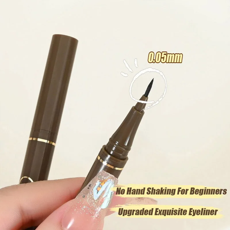 Long-lasting Eyeliner Pen Smooth Durable Slim Quick-drying Slender Eyelashes Eyeliner Pen 4 Colors Waterproof Non-smudge 0.05mm liquid eyeliner,makeup pen,eyeliner pencil,eyeshadow eyeliner,eyeliner paste