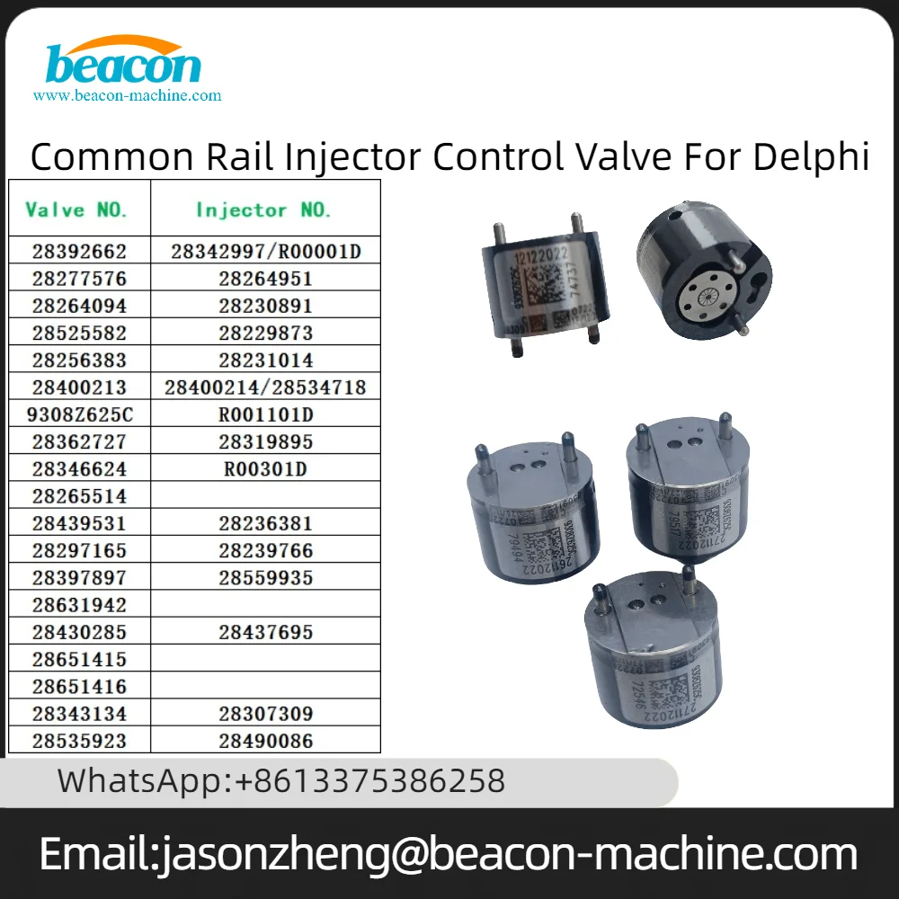 

Direct Selling 9308-625C Common Rail Diesel Injector Valve 625C Control Valve for Delphi 28525582 28256383 28400213