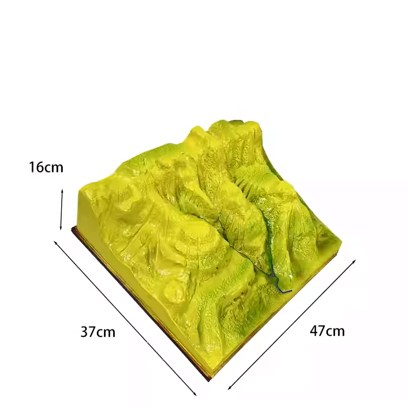 황토 고원 지형학 지질 교육 보조 중학교 지리 교육 장비 지리 모델 교육
