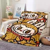 Cute Elf LABUBU Cartoon Blanket Soft and Comfortable Flannel Blanket Children's Nap Blanket Can Be  picnic blanket 2