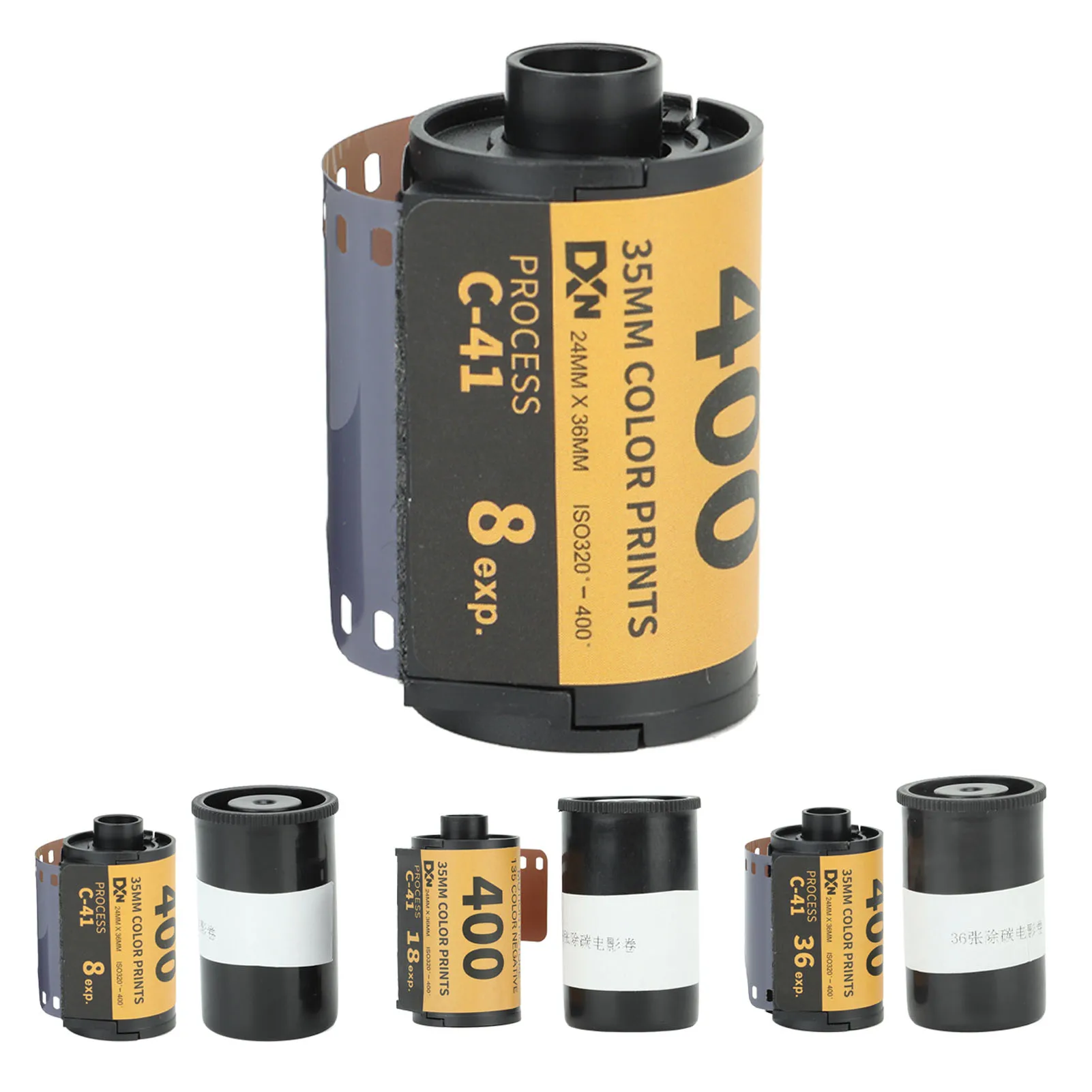 Description Picture 5 of item35mm Camera Color Film ISO 320-400 35mm Fine Grain Wide Exposure Latitude HD Camera Color Negative Film for 135 Camera H