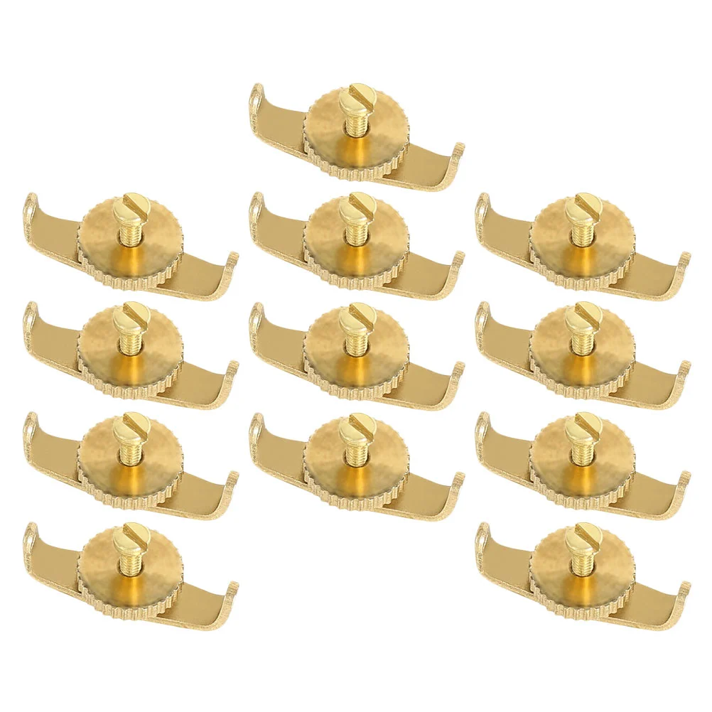 

12 Pcs Erhu Fine-tuning Tuners Copper Tools Adjustment Premium Accessories Replacement Spinner Parts