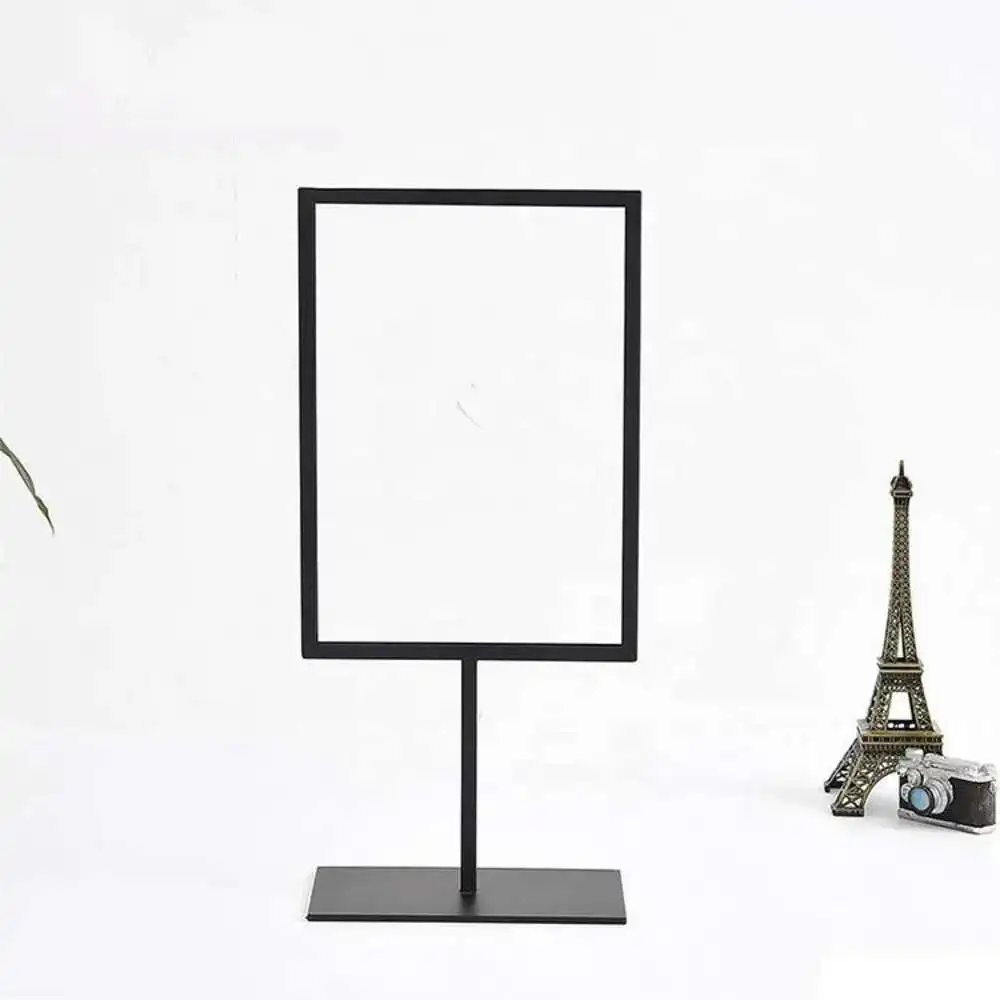 1pcs A4 Stainless Steel Advertising Billboard Poster Display Advertising Billboard Outdoor Poster Holder