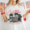Printed Casual Fashion O-Neck Women's Hotel California Retro Design Pattern T-Shirt Clothing Printed Short Sleeved Women's T-Shi 2