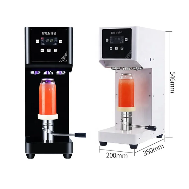 

Automatic 55MM Caliber Milk Tea Beverage Bottle Aluminum Bottle 330/500/650ml Can Sealer Tin Can Sealing Machine