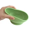Baby Suction Cup Silicone Bowl Tableware Children's Tableware Baby Feeding Tableware Supplementary Food Bowl Children's Bowl 3