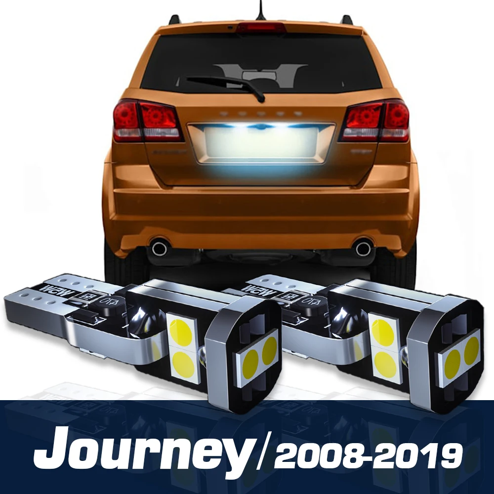 

2pcs LED License Plate Light Canbus Accessories For Dodge Journey 2008 2009 2010 2011 2012 2013 2014 2015 2016 2017 2018 2019