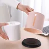 1 Pcs Plastic Tissue Box Round Living Room Pumping Box Creative Cylinder Multifunctional Household Toilet Roll Paper Storage Box 3