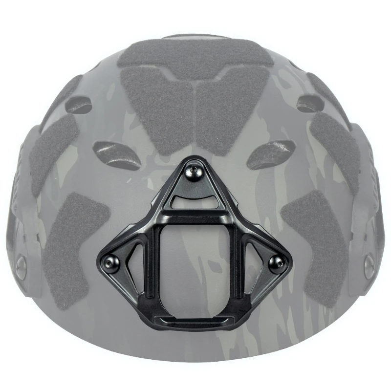 Tactics Helmet NVG Mount Base Adapter Shroud with 3-Hole Aluminum Alloy Helmet NVG Base for Helmets NVG Mounting