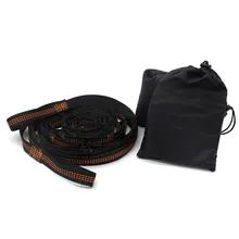 

280 Cm Long Hammock with Adjustable Belt and Portable Tree Sling Suitable for Use 0-660 Lbs/300 Kg + 1 Set of Load-bearing