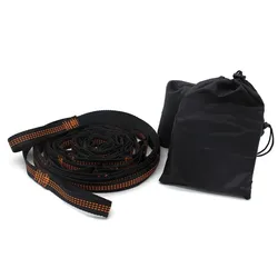 Rede longa de 280 cm com correia ajustável e estilingue de árvore portátil adequado para uso 0 660 libras/300 kg + 1 conjunto de carga rolamento