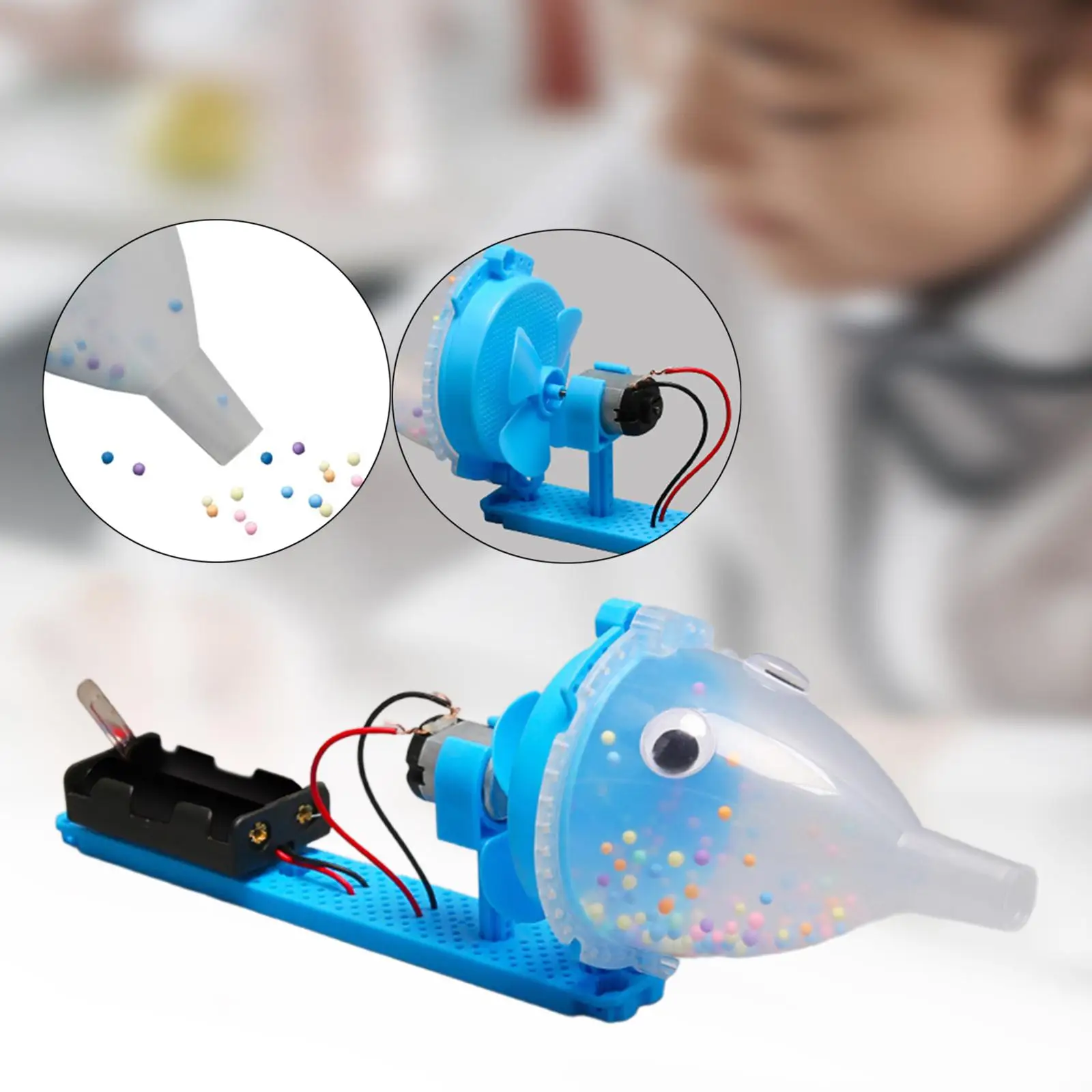 DIY Vacuum Cleaner Toy Stem Toys Early Learning Assembled Physics Experiment Science Project for Boys Girls Children Gift DIY Vacuum Cleaner Toy Stem Toys Early Learning Assembled Physics Experiment Science Project for Boys Girls Children Gift