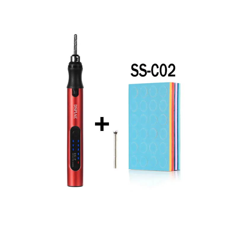 DSPIAE ES-P Sander Pen Sponge Sanding Disc Round Pre-Cut Abrasive Sandpaper Used With Portable Electric Sharpening Pen 4.2V 10W sandpaper disc