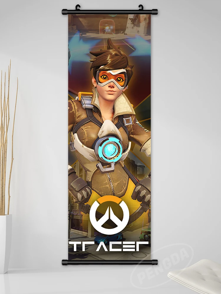 Poster, Quadro Overwatch - Tracer em