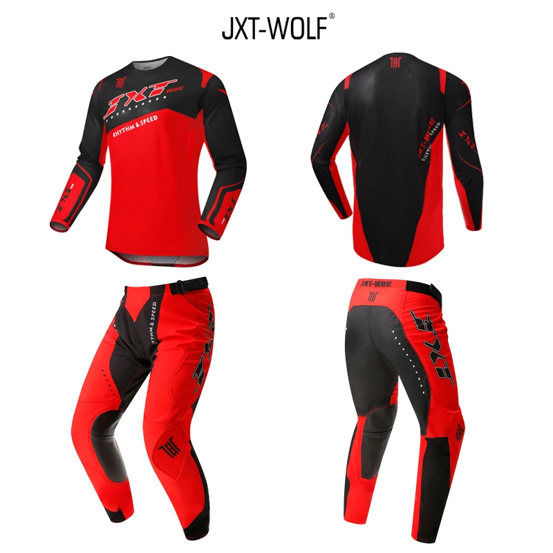 JXT WOLF adult off-road cycling suit breathable comfort built-in protective fall professional cycling clothing