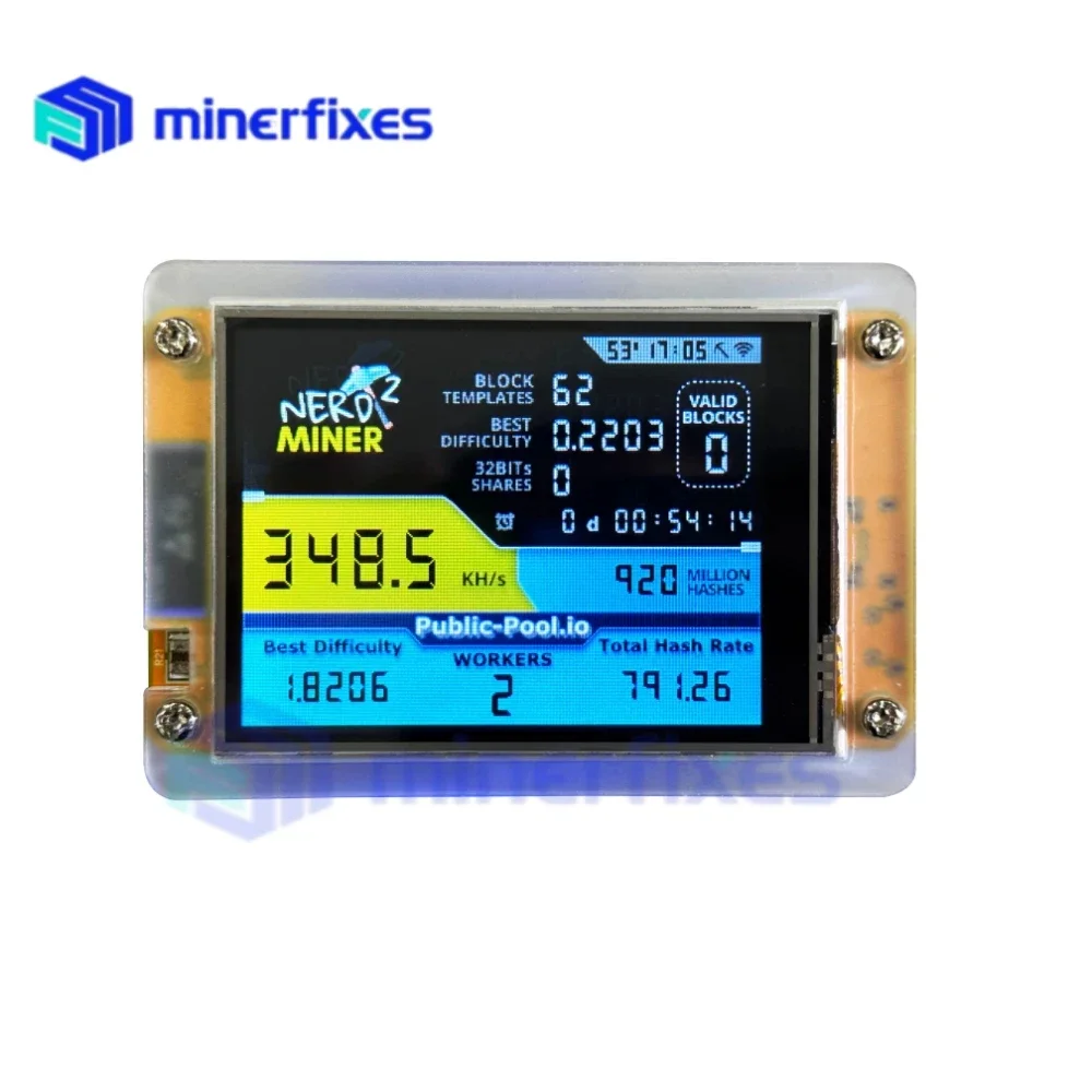 새로운 nerdminer v3 2.8인치 BTC 솔로 복권 Nerd miner 암호화 비트코인 ​​광부 솔로 마이닝 머신 -  AliExpress