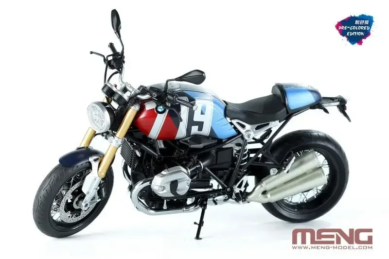 

MENG MT-003T 1/9 R nineT Option 719 Mars Red/ Cosmic Blue Pre-Coloured Edition Model Kit