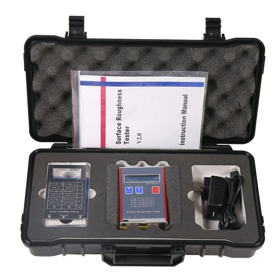 Surface Roughness Tester High Accuracy Surface Roughness Tester Meter Measurement Ra 0.05~10.0, Rz 0.1~50, Pocket-sized