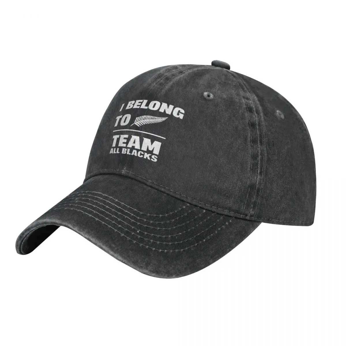 

I Belong To All Black High Qualiy Denim Washed Baseball Cap For Women Multicolor Male Snapback Caps Hot Sale Sunscreen Hats