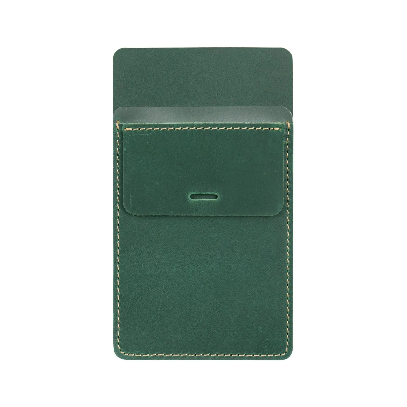 Handcrafted Leather Pen Pouch - Portable Stationery Organizer for Office & Hospital Supplies