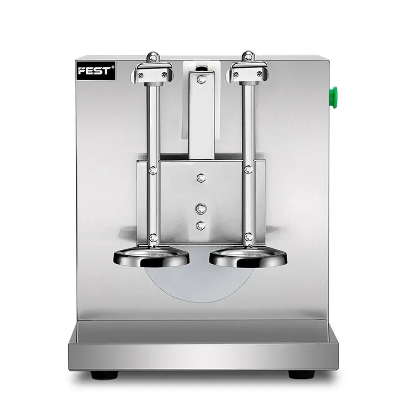 Commercial 1000ML Boba Tea Shaking Machine Upgrade High Capacity Stainless Steel Double Head Automatic Pearl Milk Tea Shaker 2