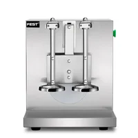 Commercial 1000ML Boba Tea Shaking Machine Upgrade High Capacity Stainless Steel Double Head Automatic Pearl Milk Tea Shaker 2