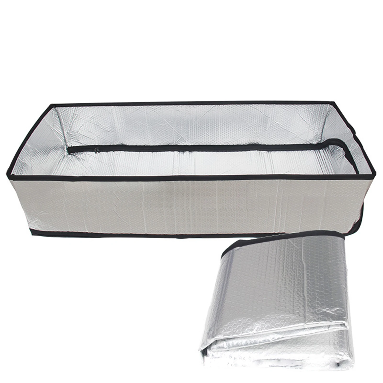 

Aluminum Attic Tent Insulation Cover All Seasons Universal Dust Attic Stair Heat Shield Double Sided Aluminum Foil Attics Cover