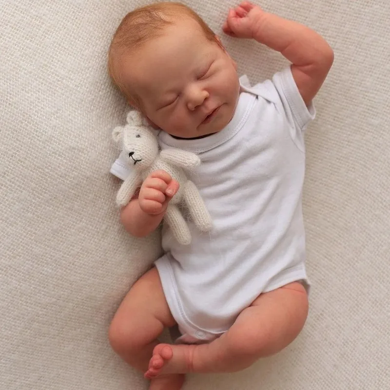 

Blrags 20-21 inch Popular Blank Reborn Baby Dolls Kit Chase sleeping Bebe unfinished unassembled vinyl doll parts DIY Molds Gift