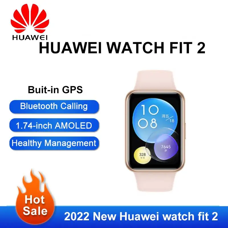 HUAWEI Watch Fit 2 Smartwatch con GPS Reloj Digital Mujer