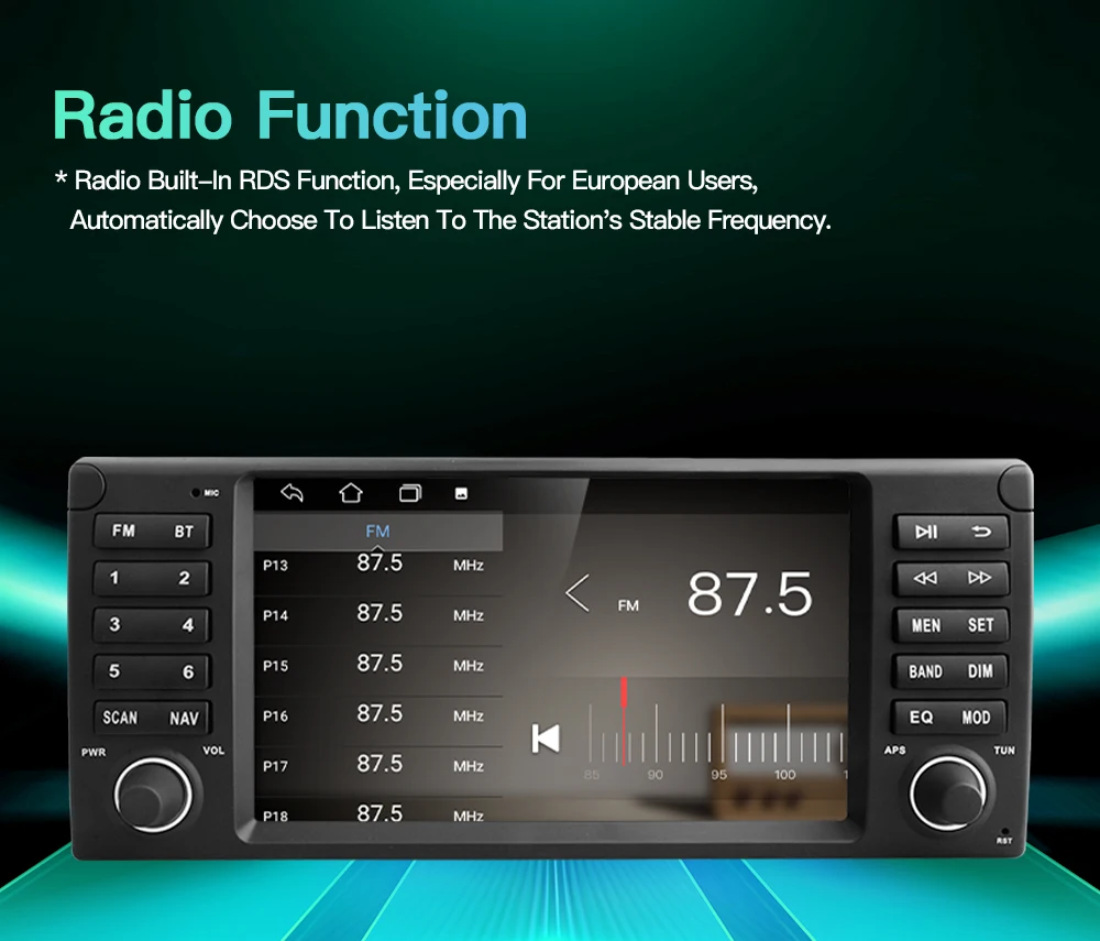S1c21fc43f44644248dd96eafcb22e775u Kapud Android 10 Car Multimedia 8" For BMW E39 M5 1997-2003 CarPlay AUTO SWC GPS Navigation System Stereo Radio BT Wifi DSP