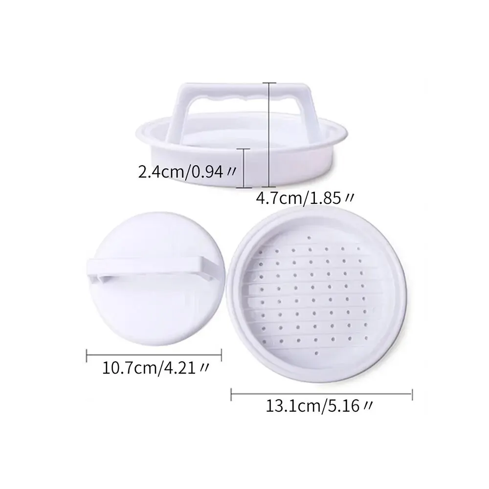 Hamburger burger maker 1pc Stuffed Burger Press Plastic Meat Grill Party BBQ Burger Maker Mould Kitchen Tool