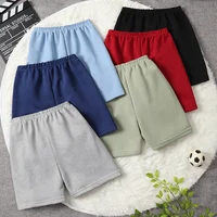 Short à Bretelles Solides pour Enfant Garçon et Fille, Pantalon Joker Confortable à Taille artificiel astique, Mode Décontractée, 1/3/6 Pièces 2