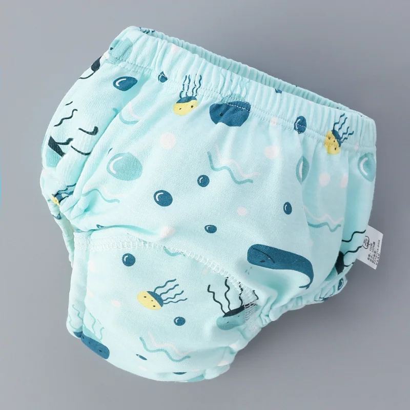 

Baby Training Pants Cotton 6 Layer Reusable Infant Shorts Cute Underwear Cloth Baby Diaper Nappies Panties Nappy Changing