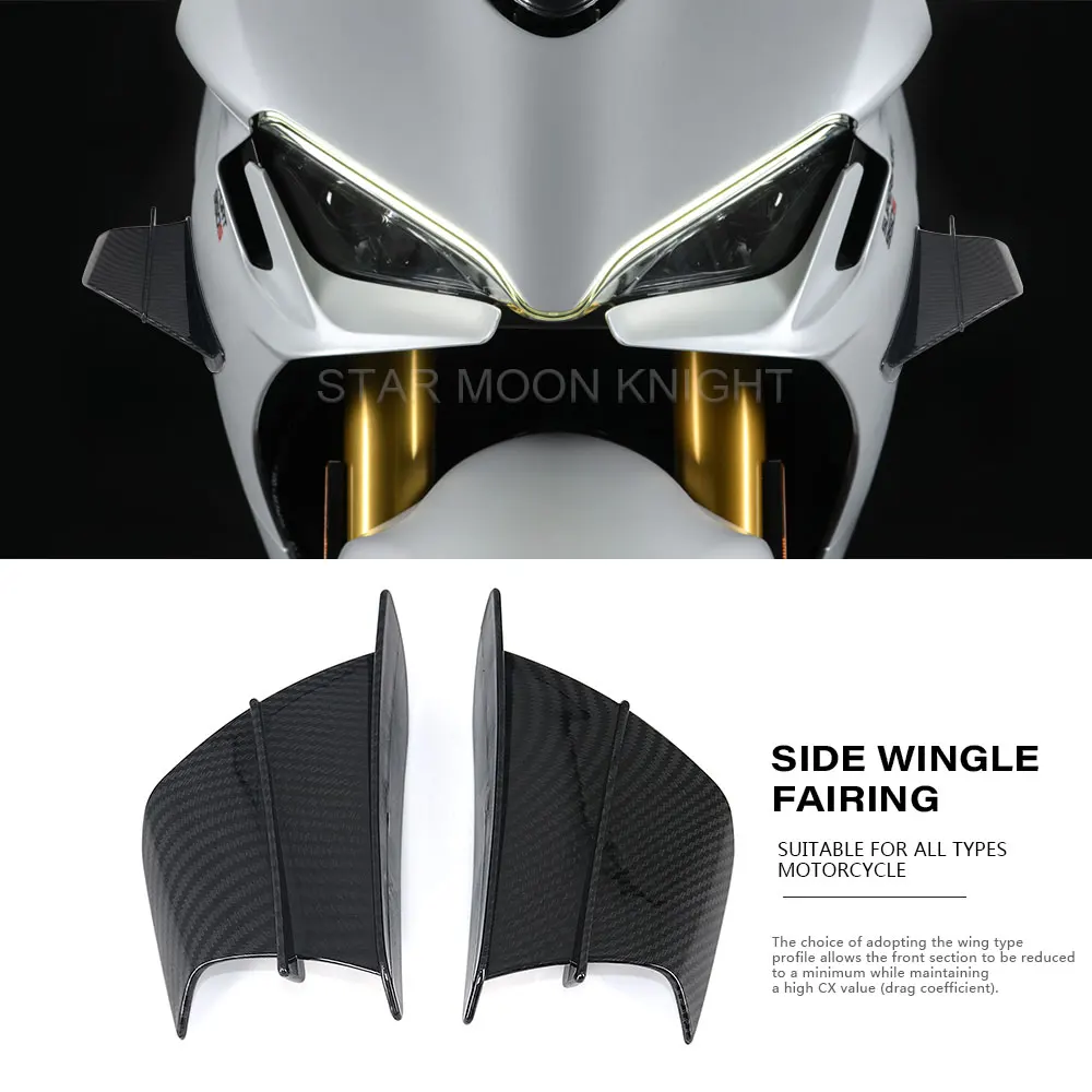 MotorcycleFairingSideWingletAerodynamicWingDeflectorSpoilerFor
