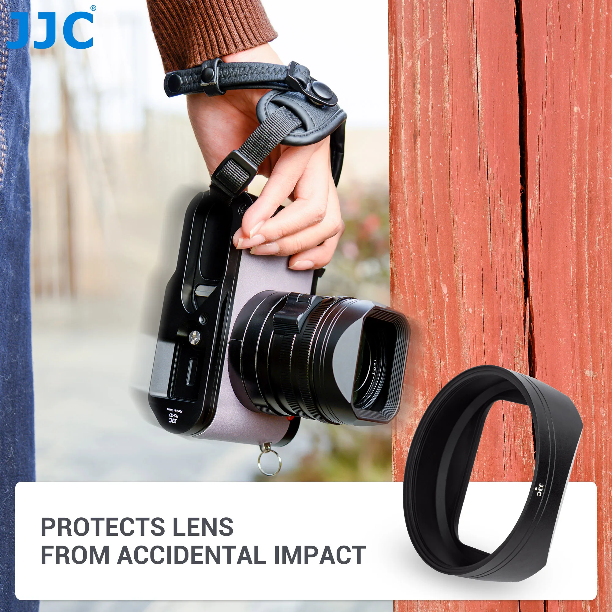 Leica Q3 43 SQUAREHOOD他アクセサリー SQUAREHOOD｜スクエアフード｜Leica Q3 43専用アルミフード｜宅配便