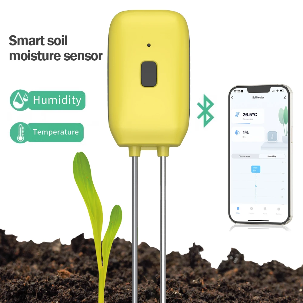 Smart Soil Tester Temperature Humidity Meter