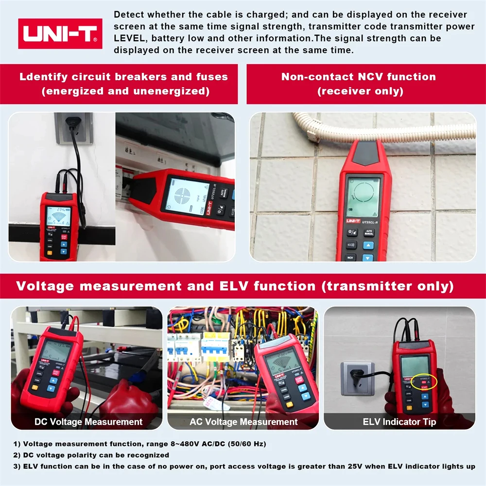 Rilevatore Cavi Sotterranei Digitale - Tracciamento Cavi Elettrici E Recinti Fino A 2 Metri - Foto 3